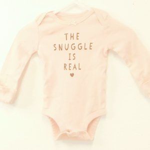 Carters New Born onesies in light Pink